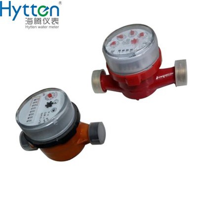 Ühe-joaga rattakuiv-sihverplaadiga külma või kuuma vee arvesti